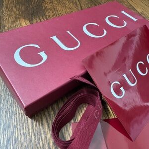 Gucci Burgundy Gift Box Set
